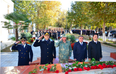 8 Noyabr Zəfər Günündə Ağstafa şəhərində Şəhidlər Memorial Abidə Kompleksi ziyarət olunub, şəhidlərimizin əziz xatirəsi dərin ehtiramla yad edilib