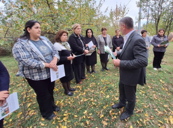 Ağstafada qəhvəyi mərmər bağacığına qarşı mübarizə ilə bağlı maarifləndirici tədbirlər davam etdirilir