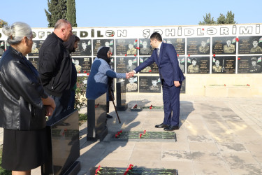 Zəfər Gününün beşinci ildönümü ərəfəsində Ağstafada da şəhidlərimizin xatirəsi dərin ehtiramla yad olunur