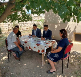 Ağstafada şəhid və qazi ailələrinin ziyarəti davam etdirilir