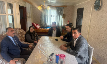 Ağstafada şəhidlərimizin məzarları ziyarət olunub, ailə üzvlərinə baş çəkilib