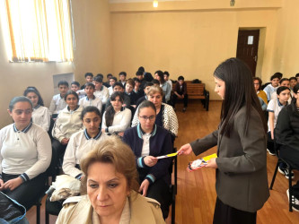 Sağlam qidalanmanın təmin edilməsi ilə bağlı maarifləndirici tədbir keçirilib