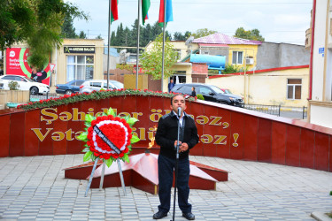 27 Sentyabr – Anım Günü Ağstafanın Şəhidlər Memorial kompleksində dərin ehtiramla qeyd olunub