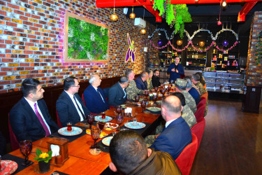 Ağstafada Novruz bayramı ərəfəsində növbəti görüş qazilər və müharibə veteranları ilə keçirilib