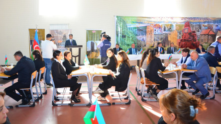 Ağstafalı müəllimlərin iştirakı ilə “Konstitusiya və  Suverenlik İli”nə həsr olunmuş “Suverenlik zirvəsi” adlı intellektual bilik yarışı keçirilib