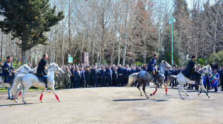 Ağstafada “Şəhərsalma və Memarlıq İli”nə həsr olunmuş Çövkən milli atüstü oyunu təşkil olunub