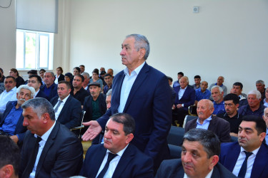 Seymur Orucov Ağstafanın Gürcüstanla həmsərhəd olan Sadıqlı kəndində növbəti dəfə vətəndaşları dinləyib