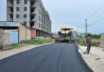 Ağstafa şəhərinin yol-nəqliyyat  infrastrukturunun davamlı yenilənməsi diqqətdə saxlanılır