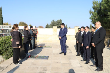 Zəfər Gününün beşinci ildönümü ərəfəsində Ağstafada da şəhidlərimizin xatirəsi dərin ehtiramla yad olunur