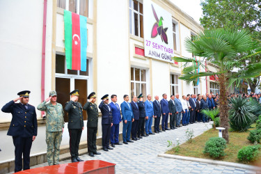 27 Sentyabr – Anım Günü Ağstafanın Şəhidlər Memorial kompleksində dərin ehtiramla qeyd olunub