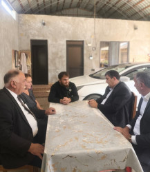 Ağstafada Vətən müharibəsi iştirakçıları və qazilər ziyarət olunub