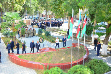 27 Sentyabr – Anım Günündə Ağstafada Şəhidlər Memorial Abidə Kompleksi ziyarət olunub