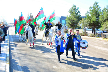 Ağstafada “Şəhərsalma və Memarlıq İli”nə həsr olunmuş Çövkən milli atüstü oyunu təşkil olunub
