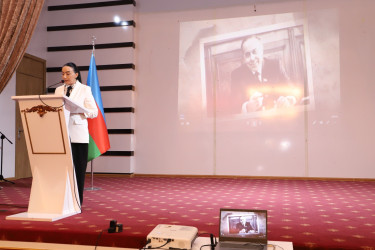 Ağstafada Ulu Öndər Heydər Əliyevin anadan olmasının 103 illiyinə həsr olunmuş “Vətənə, xalqa həsr olunan ömür” adlı ədəbi-bədii tədbir keçirilib