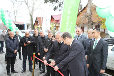 Qazax-Tovuz regionunda Aqrar Sığorta Fondunun yeni filialı fəaliyyətə başlayıb