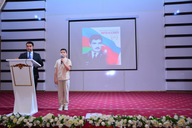 Azərbaycanın Milli Qəhrəmanı şəhid Rafiq Alıcanovun 60 illik yubileyi qeyd edilib