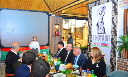 8 Noyabr Zəfər Günü ərəfəsində şəhidlərimizin ailə üzvləri ilə növbəti görüş keçirilib