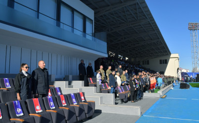Tarixi gün: Xankəndidə “Qarabağ”-MOİK oyunu Prezident İlham Əliyev Xankəndi stadionunda çıxış edib