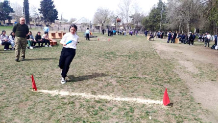 “Şahin” hərbi-idman oyununun Ağstafa rayon birincilyi keçirilib