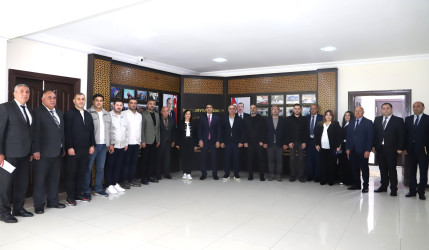 Türkiyə-Azərbaycan gənclər və idman sahələrində əməkdaşlıq proqramı çərçivəsində Türkiyənin Gənclər və İdman Nazirliyinin nümayəndə heyəti Ağstafaya səfər edib