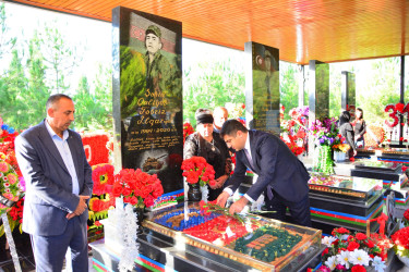 Ölkəmizin azadlığı və suverenliyi uğrunda canından keçən Vətən övladlarının əziz xatirəsi Ağstafada dərin ehtiramla yad olunur