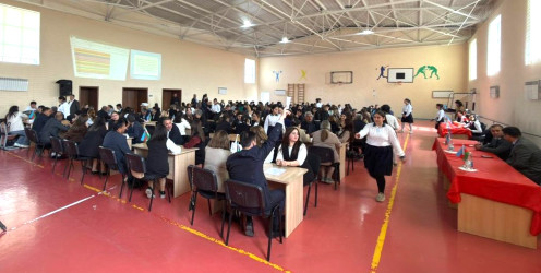 Ağstafalı müəllimlər arasında “Şəhərsalma və Memarlıq ili”nə həsr olunmuş intellektual bilik yarışması keçirilib