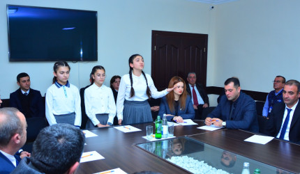 Ağstafada Ümummilli Lider Heydər Əliyevin anım gününə həsr olunmuş dəyirmi masa keçirilib