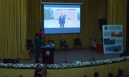 Ağstafada “Vətənpərvər Azərbaycan gəncliyi – Sağlam gənclik, sağlam gələcək” mövzusunda görüş keçirilib
