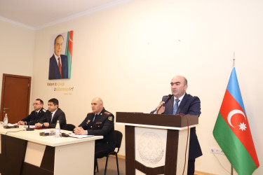 Ağstafada “Təhsil müəssisələrində uşaq hüquqlarının müdafiəsinin hüquqi əsasları və tətbiqi mexanizimləri, yetkinlik yaşına çatmayanların profilaktikası işinin təşkili” mövzusunda növbəti maarifləndirici tədbir keçirilib