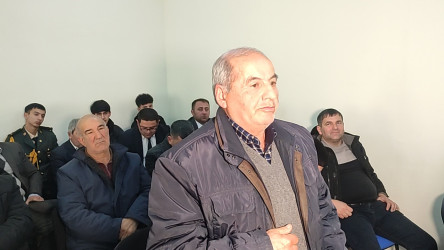 Seymur Orucov vətəndaşların növbəti səyyar qəbulunu Göycəli kəndində keçirib