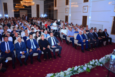 Ağstafada Yeni Azərbaycan Partiyasının veteranı Akif Abbasovun anadan olmasının 85 illik yubileyi qeyd olunub