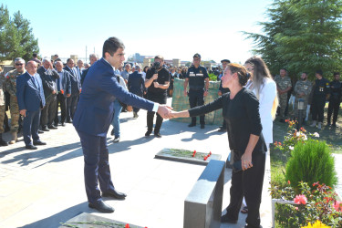 27 sentyabr Anım Günü ilə əlaqədar Ağstafanın Şəhidlər Xiyabanında ümumrayon tədbiri keçirilib