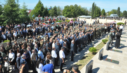 27 sentyabr Anım Günü ilə əlaqədar Ağstafanın Şəhidlər Xiyabanında ümumrayon tədbiri keçirilib