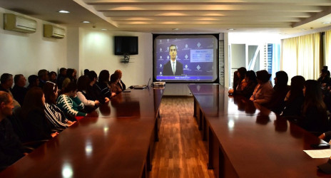 Ağstafa rayon Heydər Əliyev Mərkəzində 28 aprel – Ümumdünya Əməyin Mühafizəsi Günü qeyd olunub