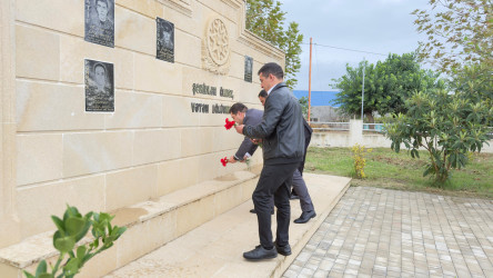 Ağstafada şəhidlərimizin məzarları ziyarət olunub, ailə üzvlərinə baş çəkilib