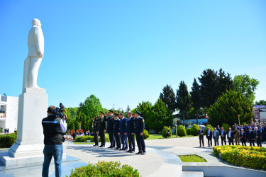 Ağstafalılar doğum günündə Ümummilli Lider Heydər Əliyevin əziz xatirəsini böyük hörmət və dərin ehtiramla yad ediblər