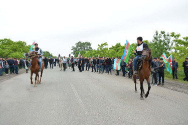 Ağstafada 28 May Müstəqillik Gününə həsr olunmuş yorğa atların yarışı üzrə regional birincilik keçirilib