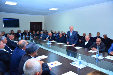 Ağstafa Rayon Ağsaqqallar Şurasının fəaliyyətinə dair hesabat konfransı keçirilib