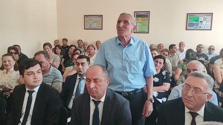 Vurğun qəsəbəsində səyyar görüş keçirildi