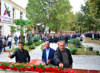 27 Sentyabr – Anım Günü Ağstafanın Şəhidlər Memorial kompleksində dərin ehtiramla qeyd olunub