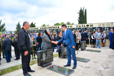 27 Sentyabr - Anım Günündə Ağstafa rayon Şəhidlər Xiyabanı ziyarət olunub