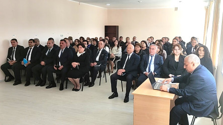 Ağstafanın Dağ Kəsəmən kəndində vətəndaşların növbəti səyyar qəbulu təşkil olunub