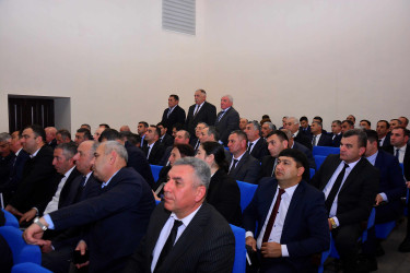 Ağstafada Şuranın növbəti iclası və qəhvəyi mərmər bağacığı ilə mübarizəyə dair tədbir keçirilib