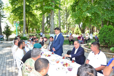 Ağstafa RİH başçısı Seymur Orucov Vətən  müharibəsi iştirakçıları, Qazilərlə görüşüb