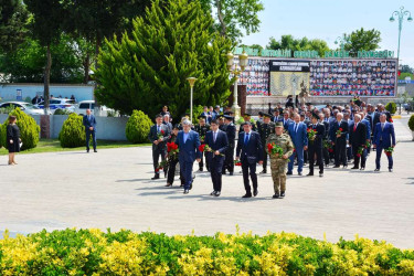 Ulu Öndər Heydər Əliyevin 100 illik yubileyi münasibəti ilə Ağstafada tədbir keçirilib