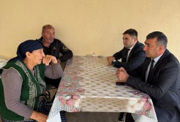 Ağstafada şəhidlərimizin məzarları ziyarət olunub, ailə üzvlərinə baş çəkilib