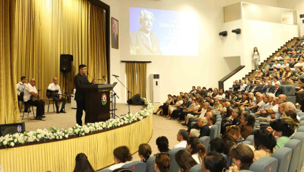 Ağstafada ilk Xalq şairimiz, tanınmış dramaturq və ictimai xadim Səməd Vurğunun 120 illik yubileyi qeyd olunub