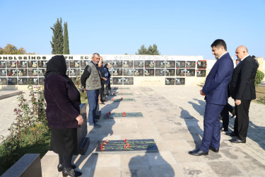 Zəfər Gününün beşinci ildönümü ərəfəsində Ağstafada da şəhidlərimizin xatirəsi dərin ehtiramla yad olunur