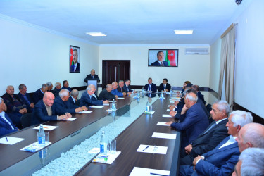 Ağstafa Rayon Ağsaqqallar Şurasının fəaliyyətinə dair hesabat konfransı keçirilib