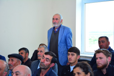 Xılxına kənd sakinləri ilə növbəti səyyar qəbul keçirilib